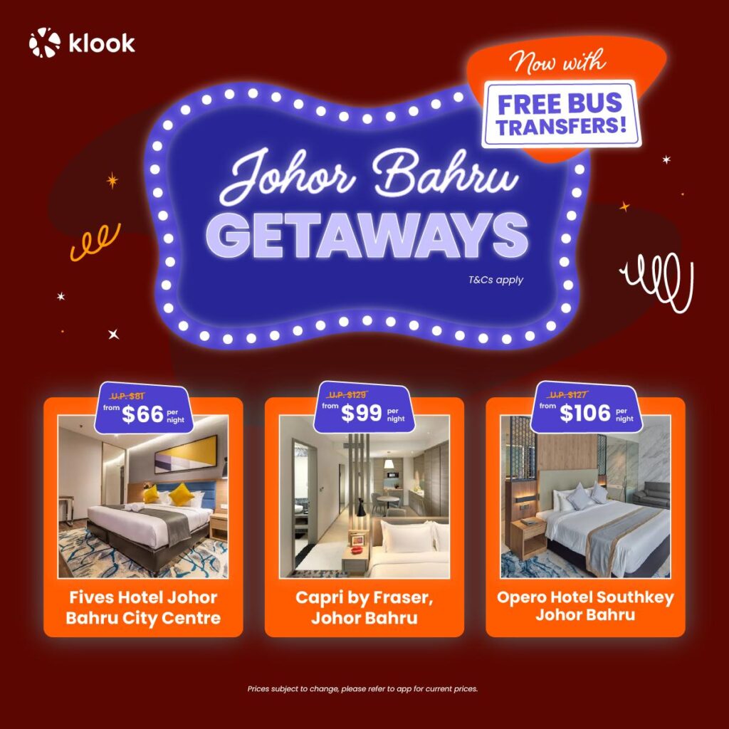 Free Bus from Singapore to Johor Bahru June-July 2025